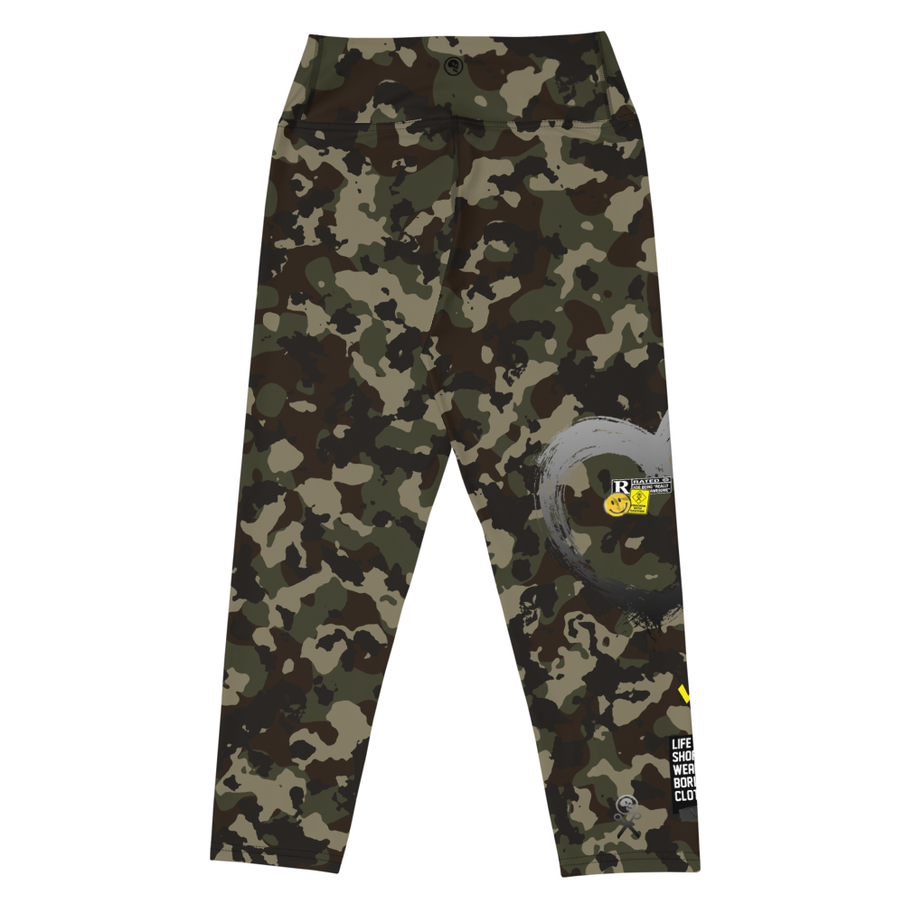 GAZ Camo Capri Leggings