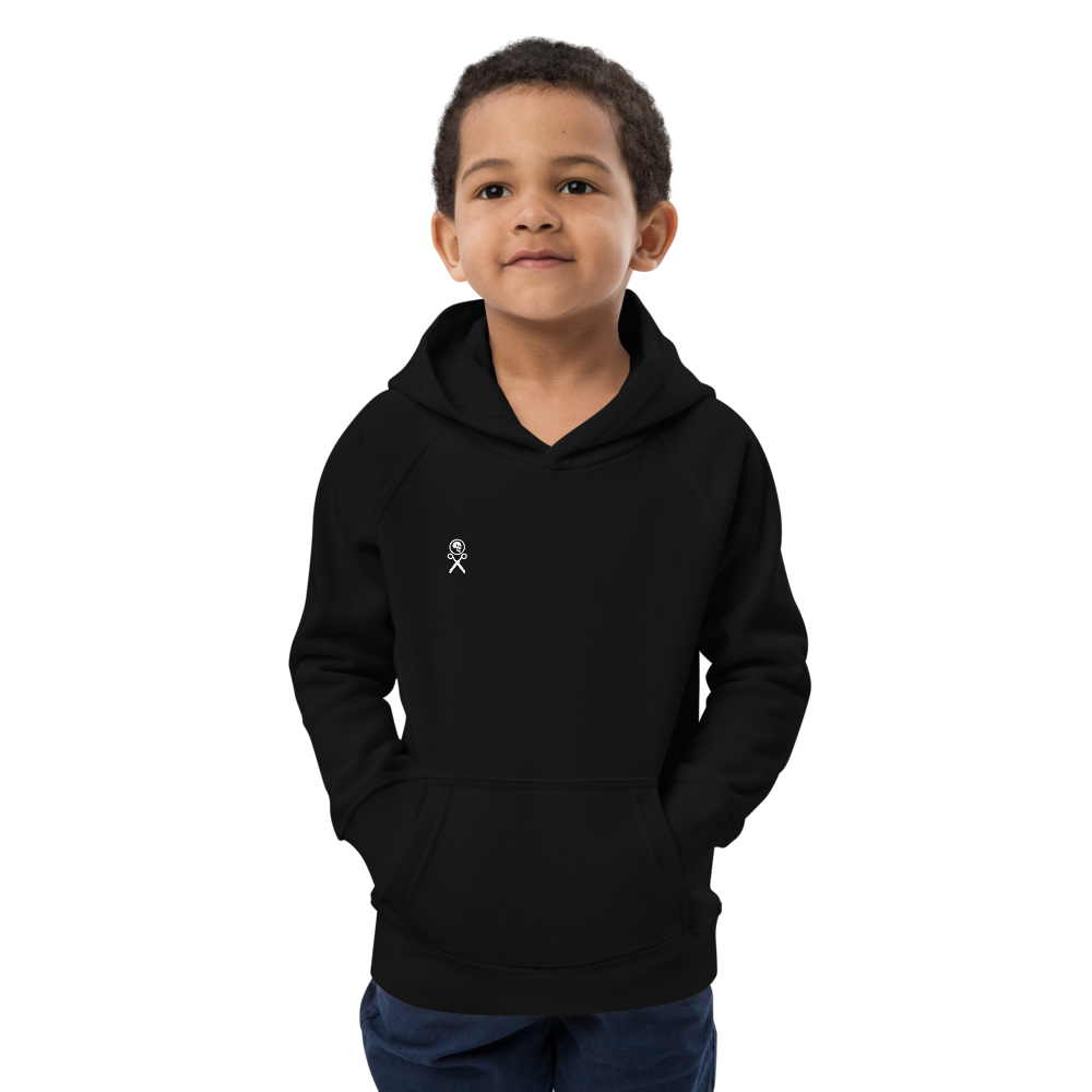 GAZ "caution hot" black Kidz eco hoodie