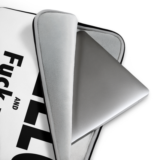 GAZ "HELLO AND..." Laptop Sleeve