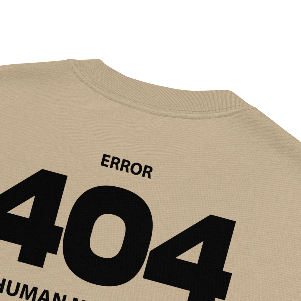 GAZ 404 ERROR Oversized faded t-shirt