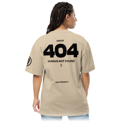 GAZ 404 ERROR Oversized faded t-shirt
