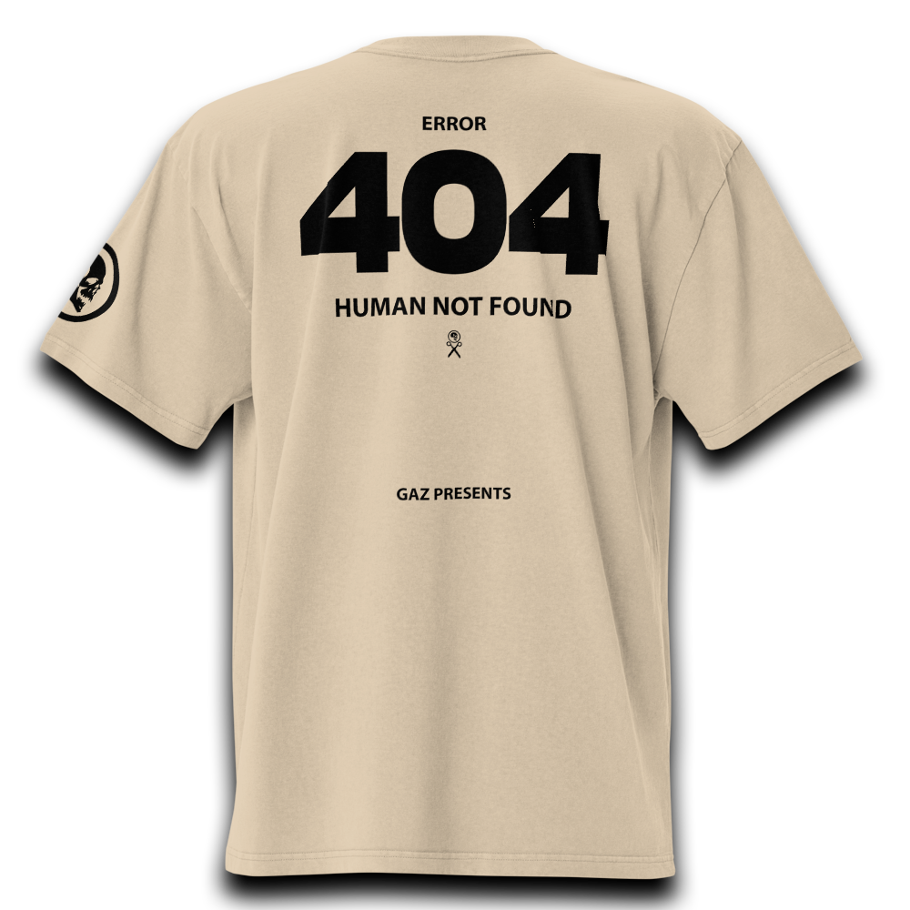 GAZ 404 ERROR Oversized faded t-shirt