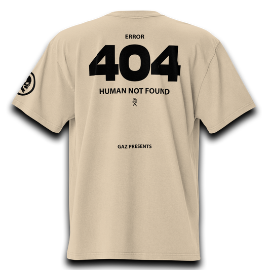 GAZ 404 ERROR Oversized faded t-shirt
