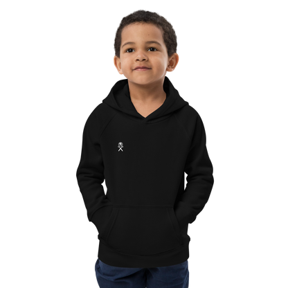 GAZ "caution hot" black Kidz eco hoodie