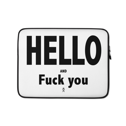 GAZ "HELLO AND..." Laptop Sleeve