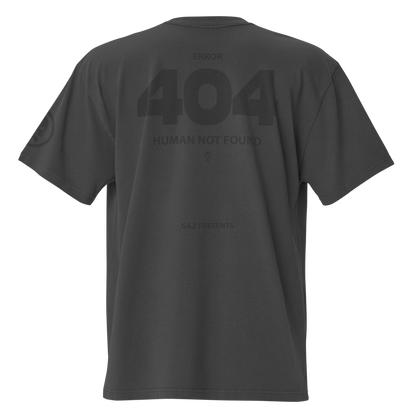GAZ 404 ERROR Oversized faded t-shirt