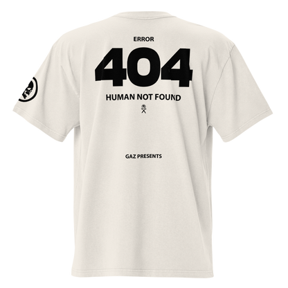 GAZ 404 ERROR Oversized faded t-shirt