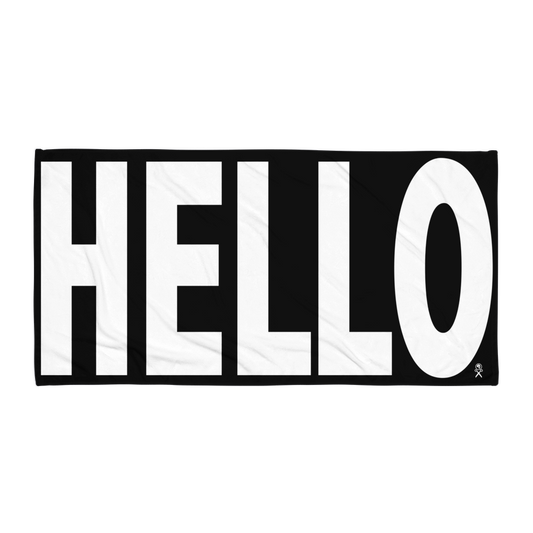 GAZ "hello" towel